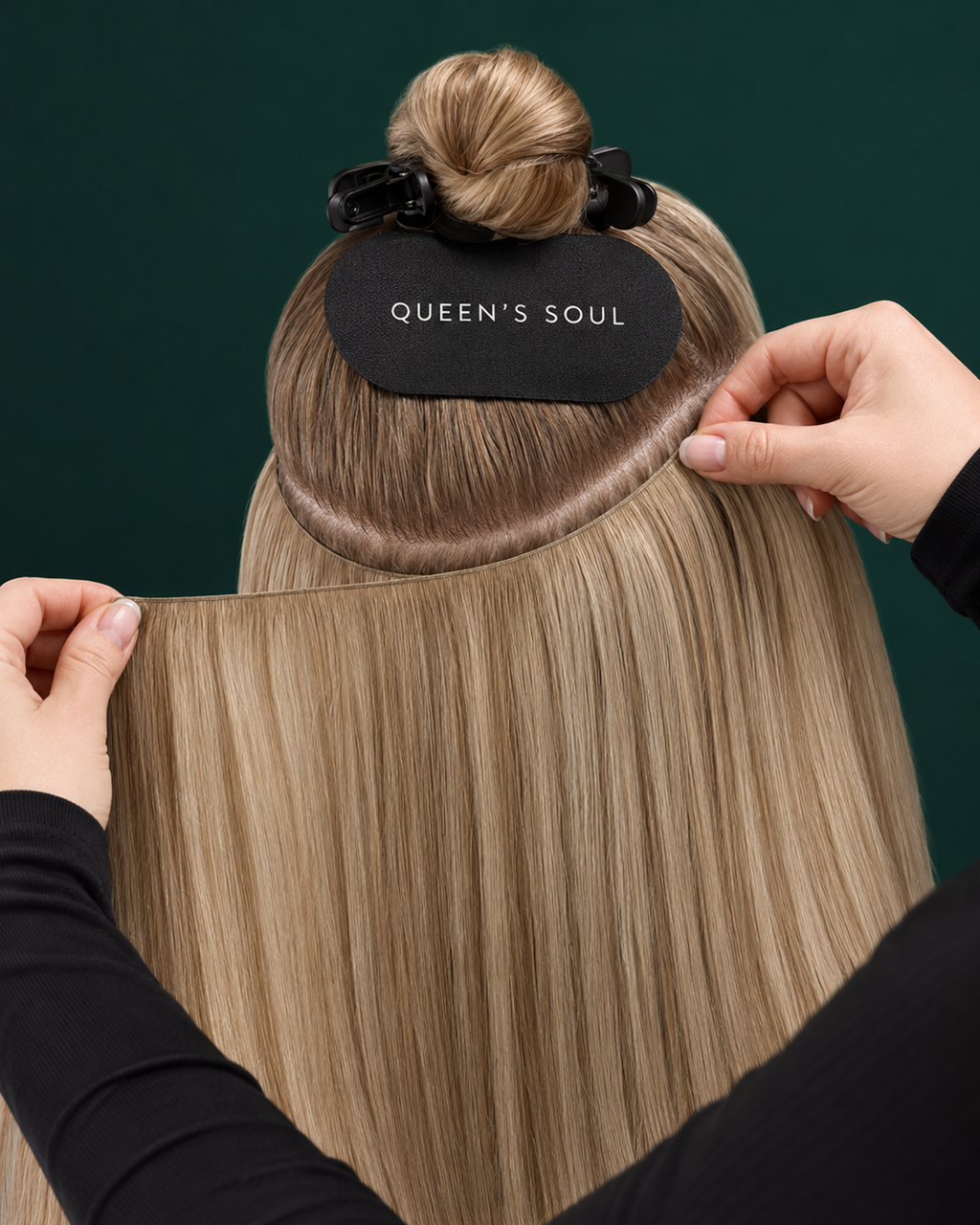 GENIUS WEFT HAIR EXTENSIONS, LIVED-IN BLONDE #18