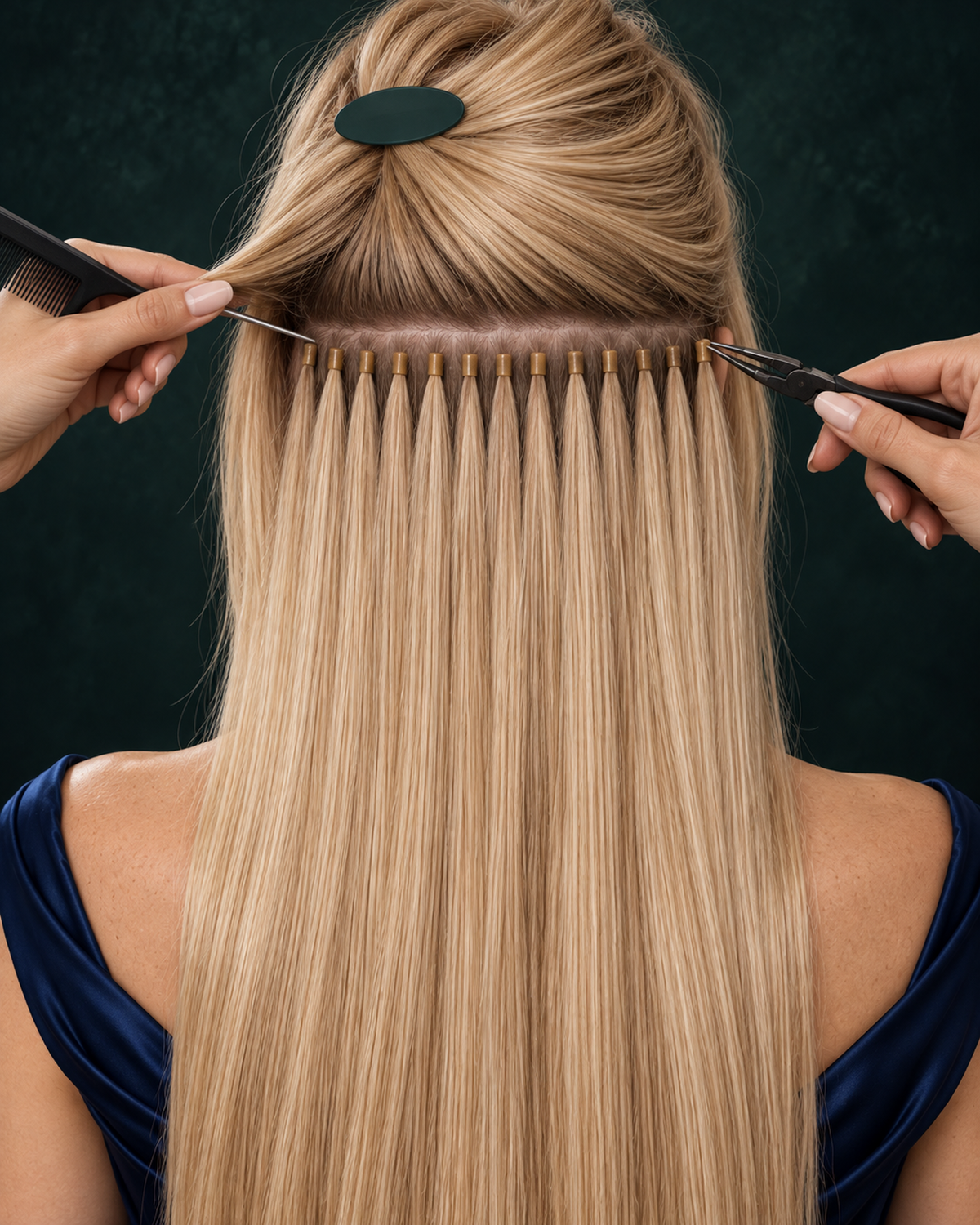 I-TIPS HAIR EXTENSIONS, CASHMERE BEIGE #90