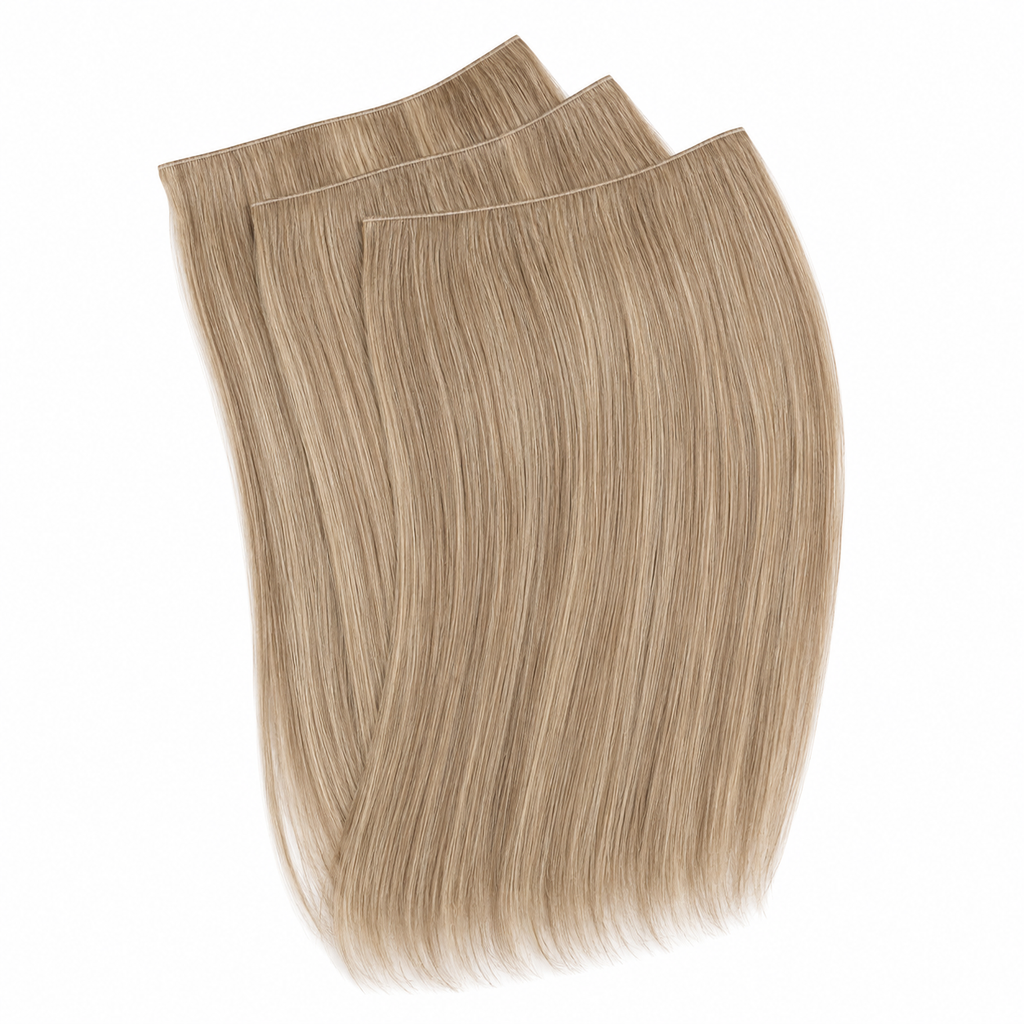 GENIUS WEFT HAIR EXTENSIONS, LIVED-IN BLONDE #18