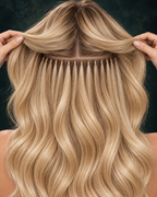 I-TIPS HAIR EXTENSIONS, PEARL GILT #18/16/24