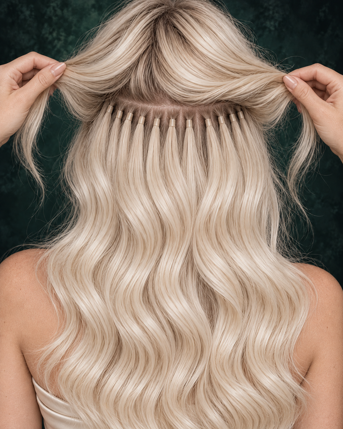 I-TIPS HAIR EXTENSIONS, PLATINUM VEIL #88
