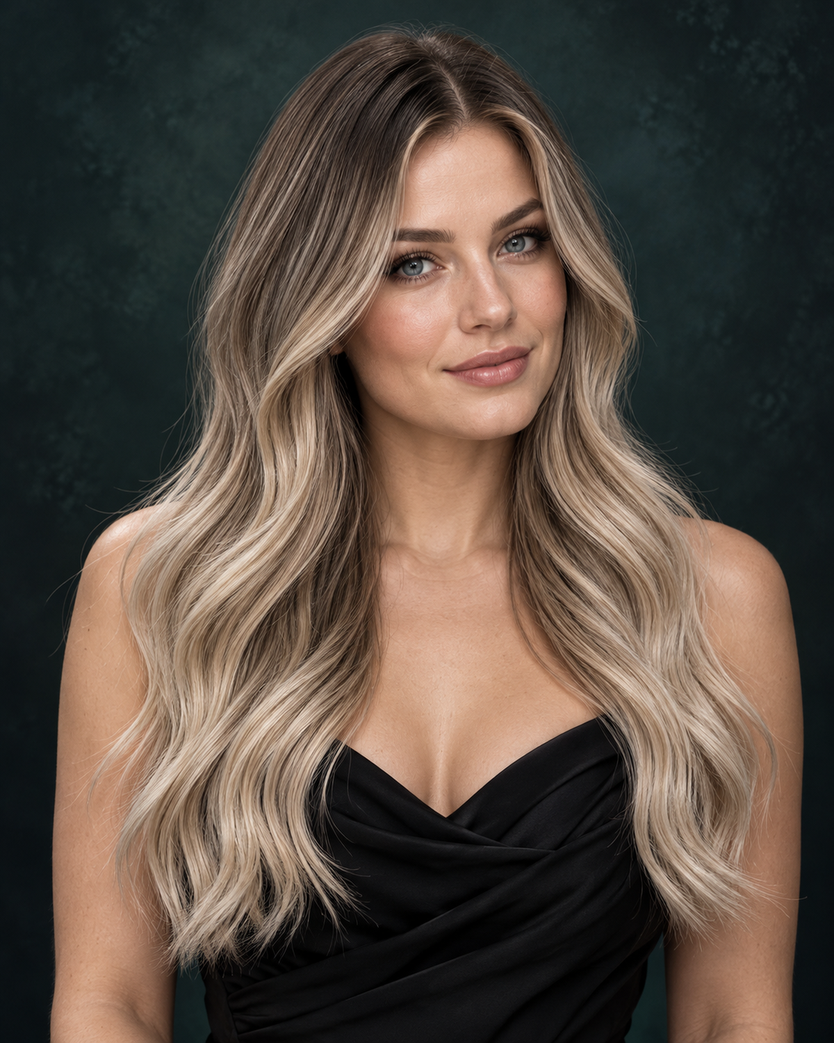 I-TIPS HAIR EXTENSIONS, SMOKE-TO-BLONDE #8/60