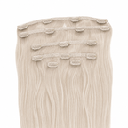 CLIP-IN HAIR EXTENSIONS, FROSTED CHAMPAGNE #60