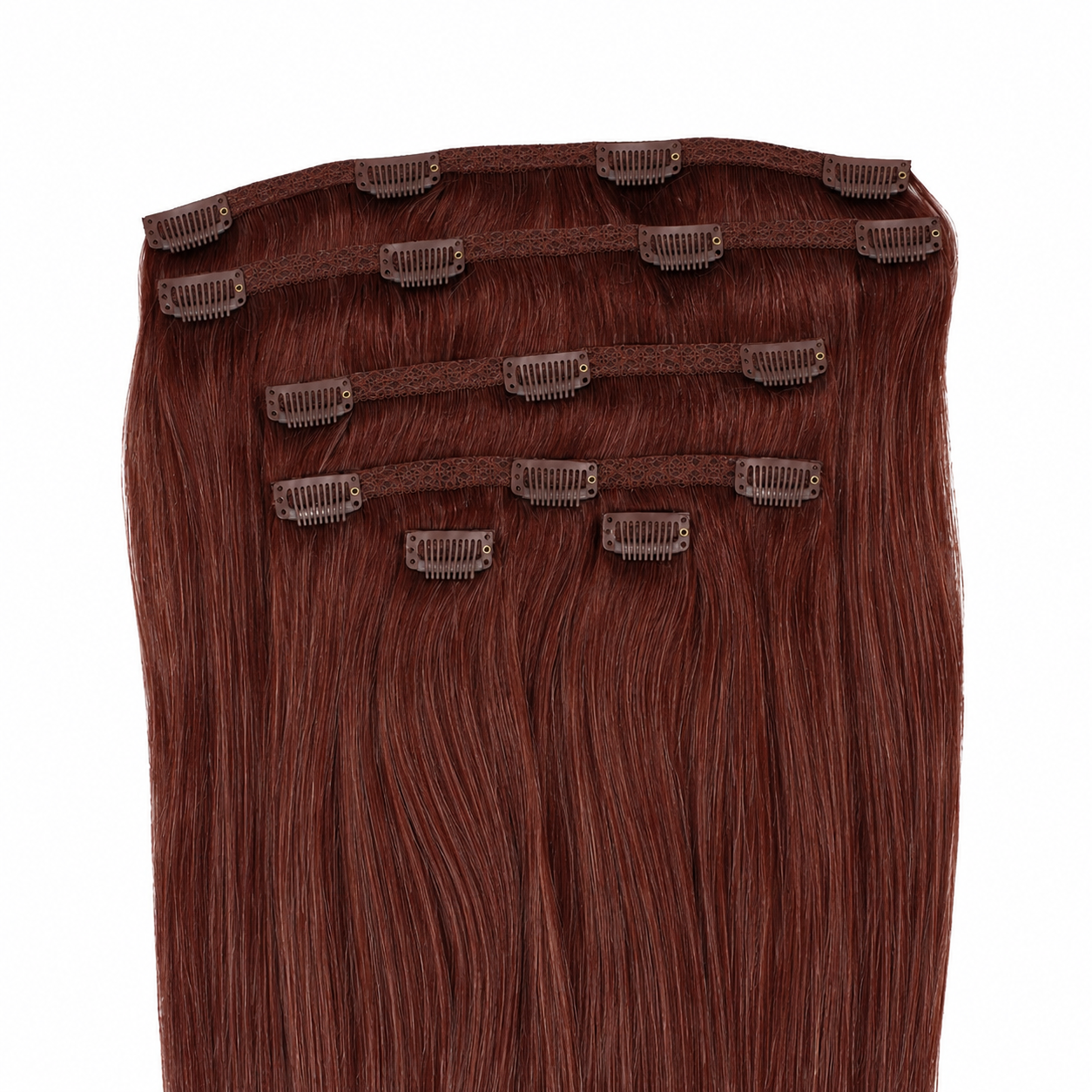 CLIP-IN HAIR EXTENSIONS, MAPLE AFTERGLOW #530