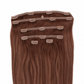 CLIP-IN HAIR EXTENSIONS, VELVET CHESTNUT #10