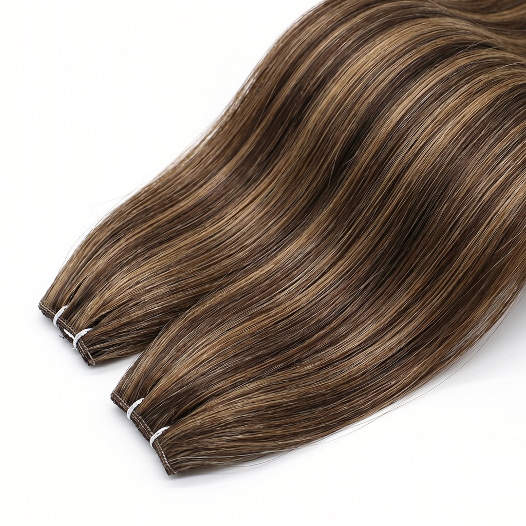 GENIUS WEFT HAIR EXTENSIONS, BRONZE SPOTLIGHT #3/24