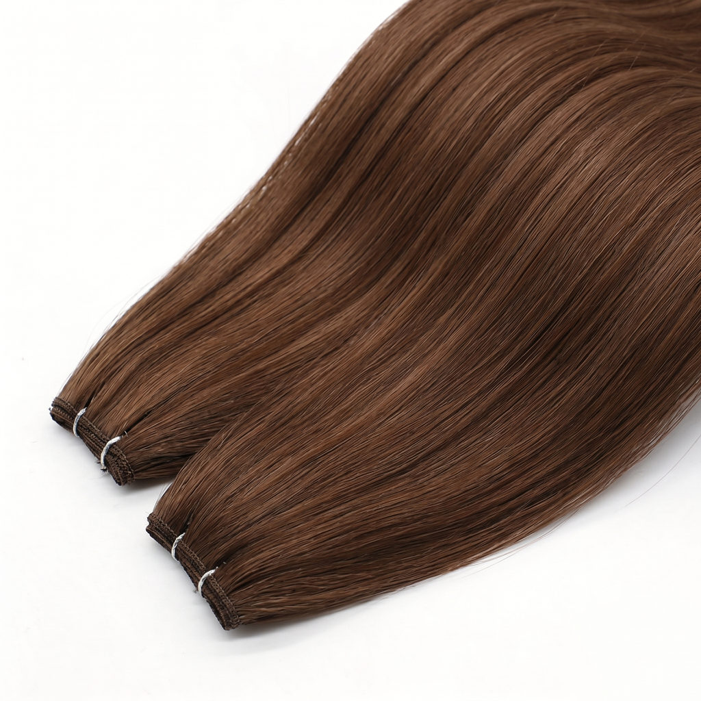 GENIUS WEFT HAIR EXTENSIONS, COCOA BROWN #4