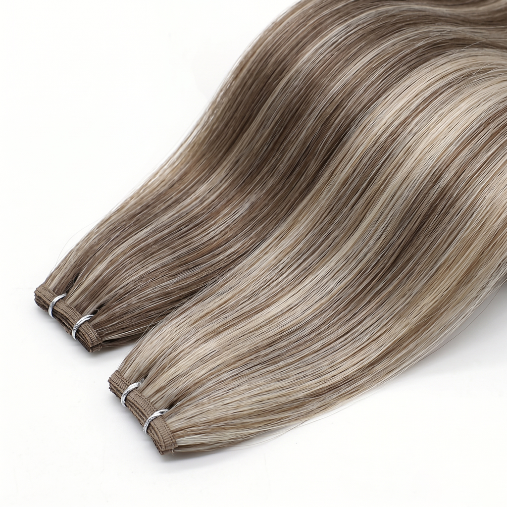 GENIUS WEFT HAIR EXTENSIONS, SMOKE-TO-BLONDE #8/60