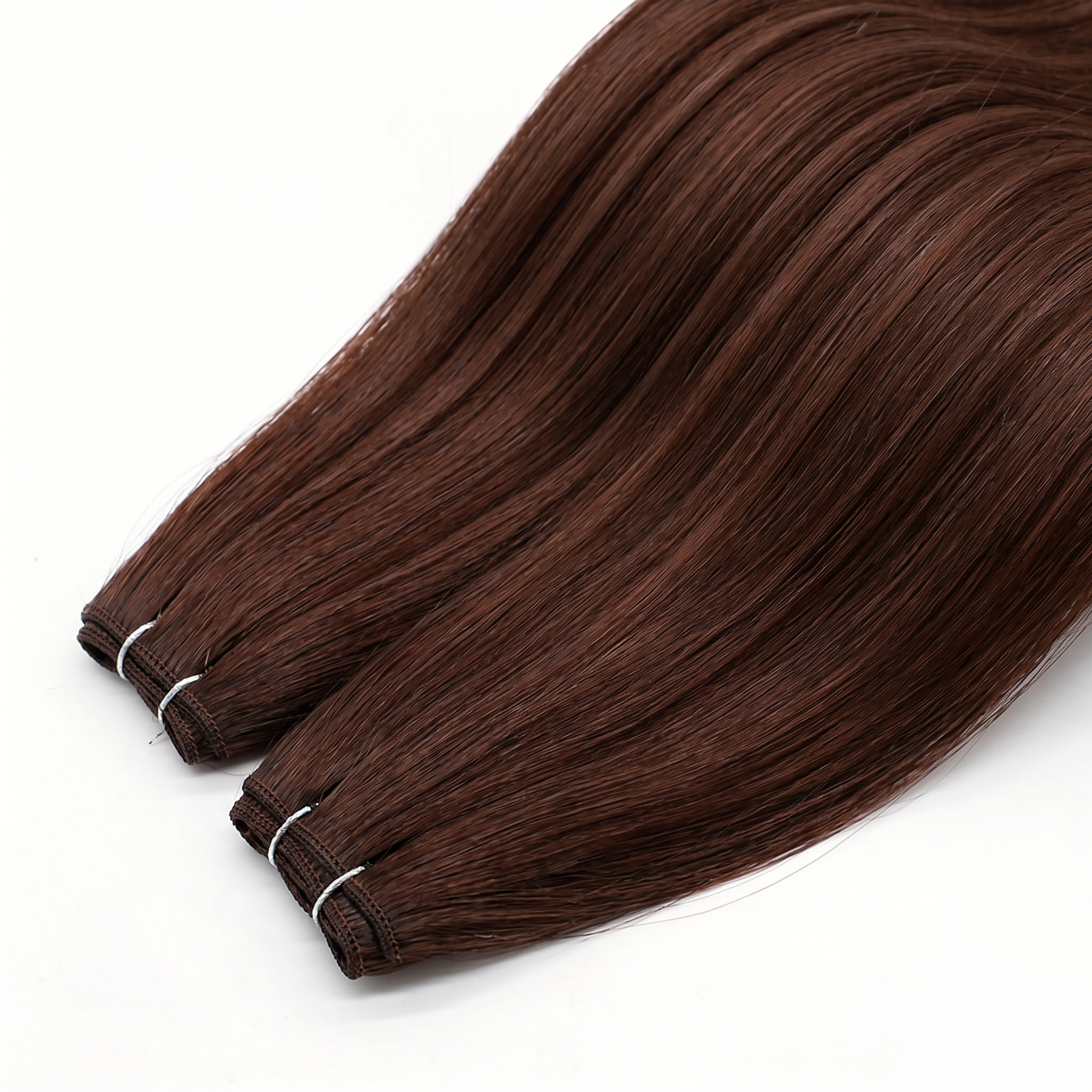 GENIUS WEFT HAIR EXTENSIONS, VELVET CHESTNUT #10