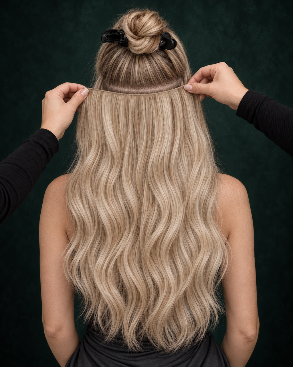 GENIUS WEFT HAIR EXTENSIONS, ARCTIC HALO #80