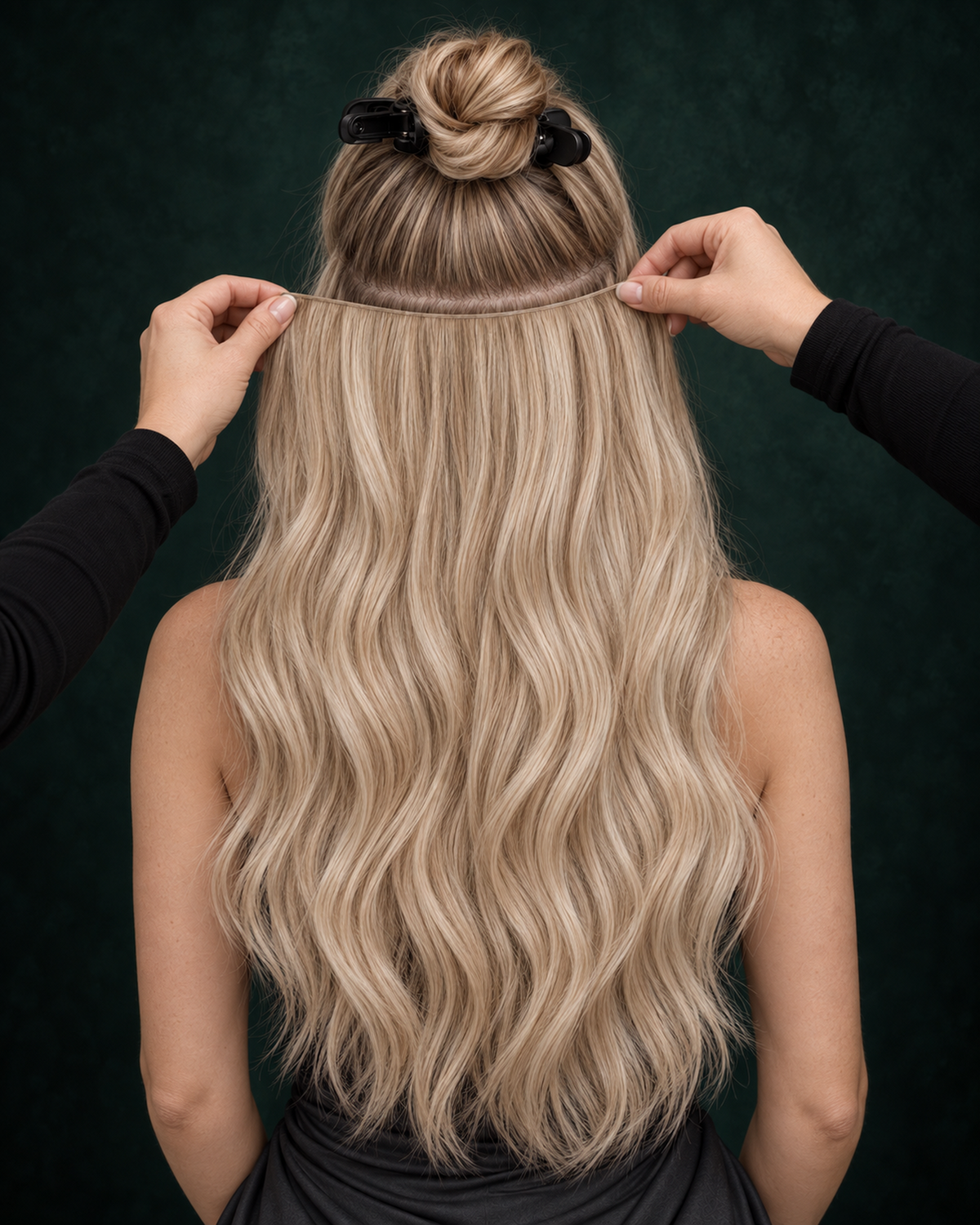 GENIUS WEFT HAIR EXTENSIONS, ARCTIC HALO #80