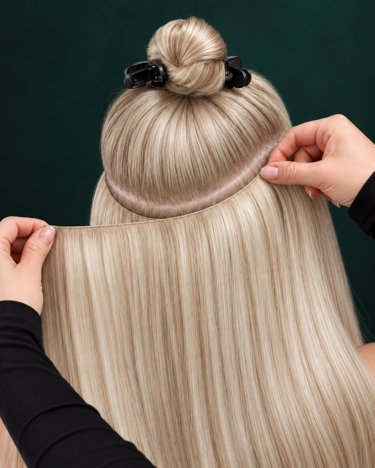 GENIUS WEFT HAIR EXTENSIONS, ARCTIC HALO #80