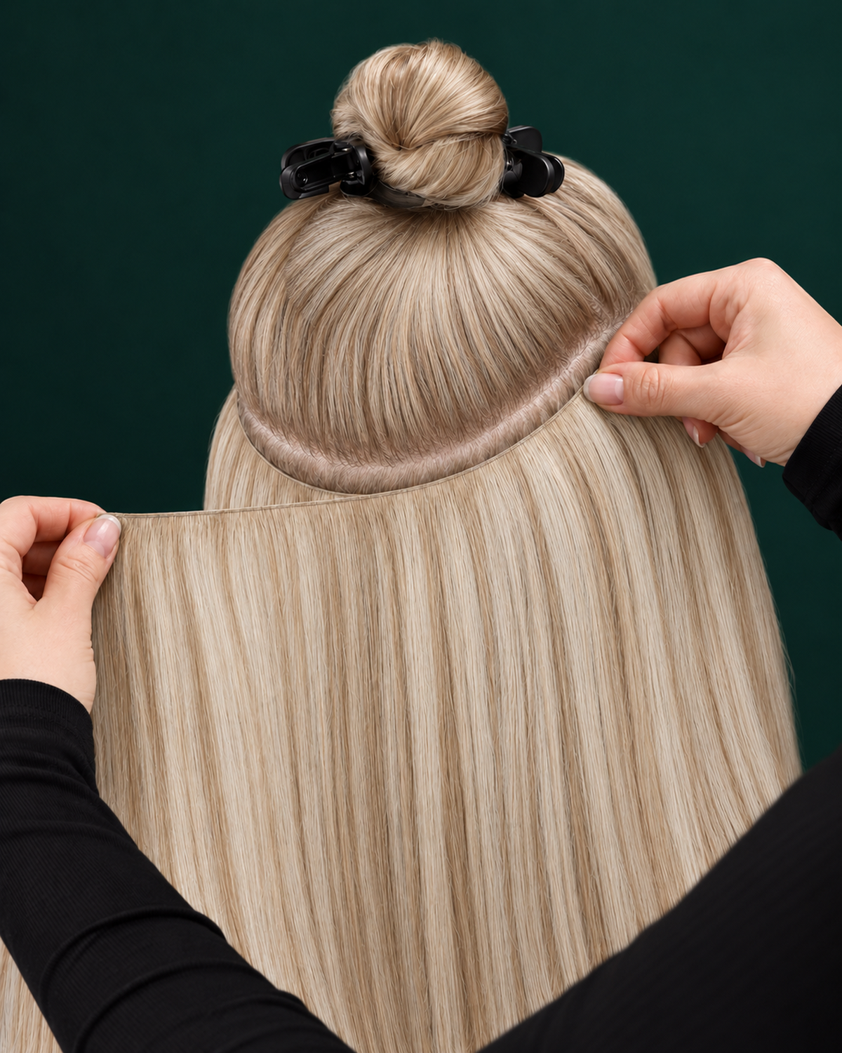 GENIUS WEFT HAIR EXTENSIONS, CASHMERE BEIGE #90
