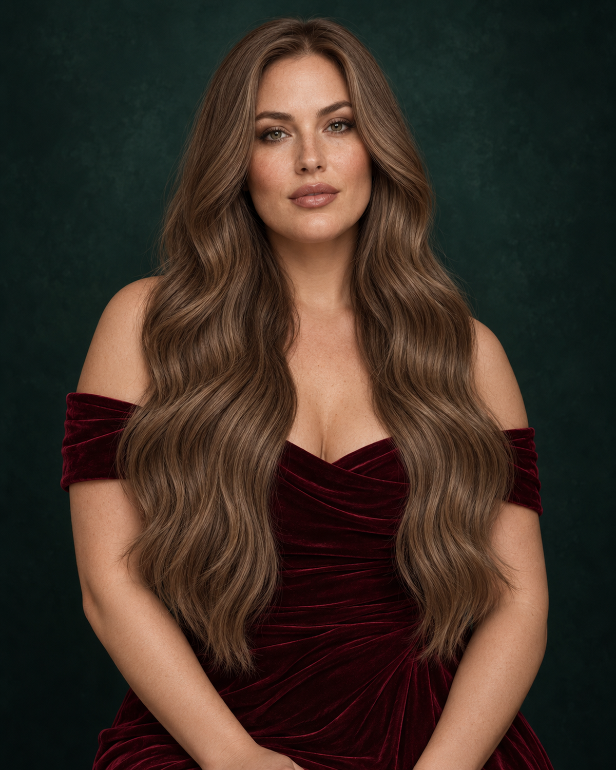 GENIUS WEFT HAIR EXTENSIONS, COCOA BROWN #4
