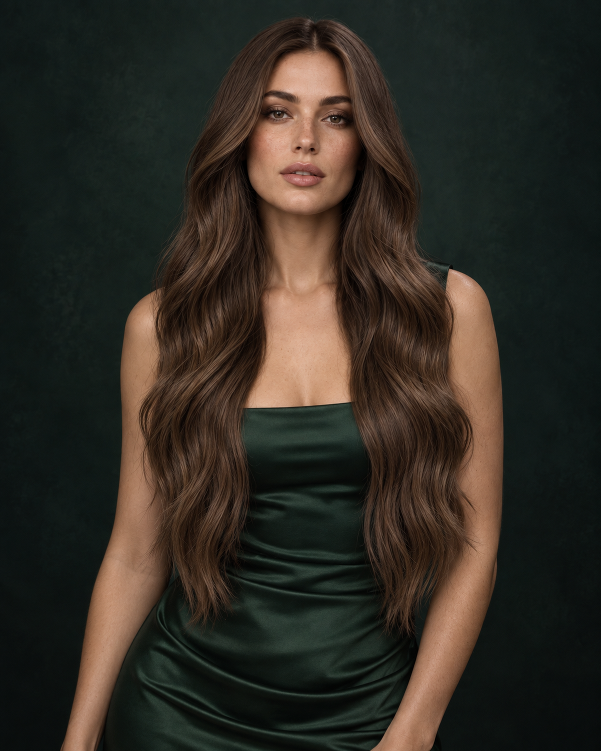 GENIUS WEFT HAIR EXTENSIONS, COCOA MUSE #1C