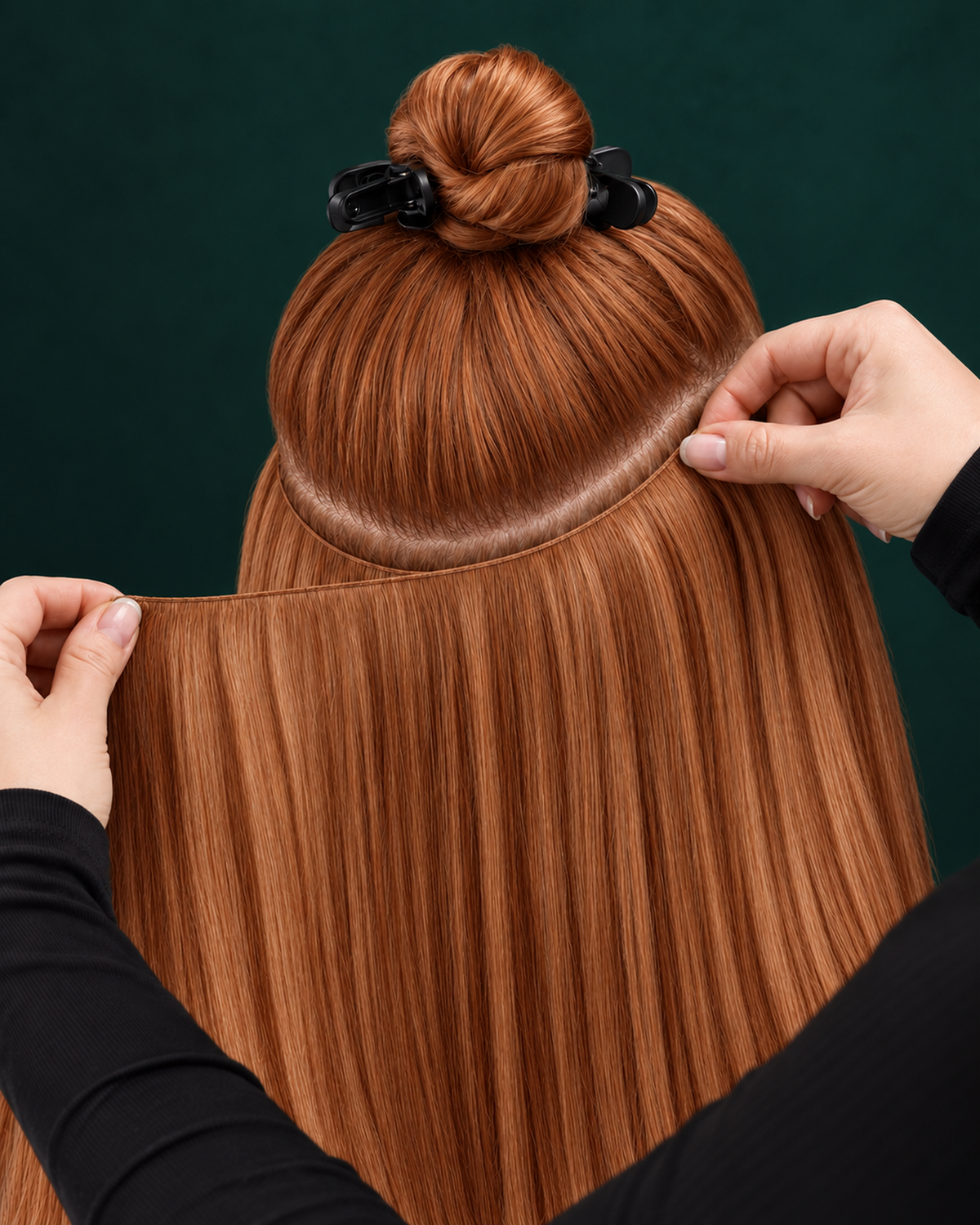 GENIUS WEFT HAIR EXTENSIONS, COPPER SIREN #30