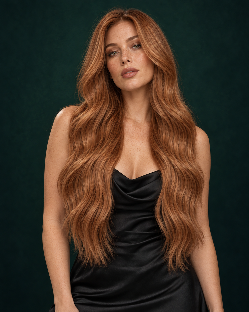GENIUS WEFT HAIR EXTENSIONS, COPPER SIREN #30