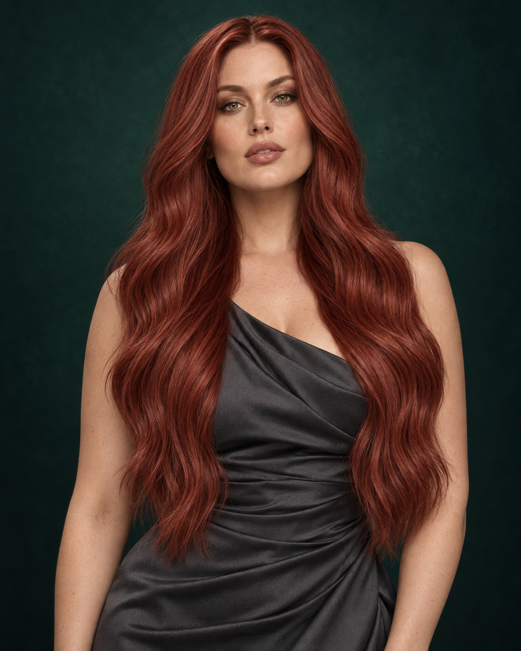 GENIUS WEFT HAIR EXTENSIONS, CRIMSON RESOLVE #570