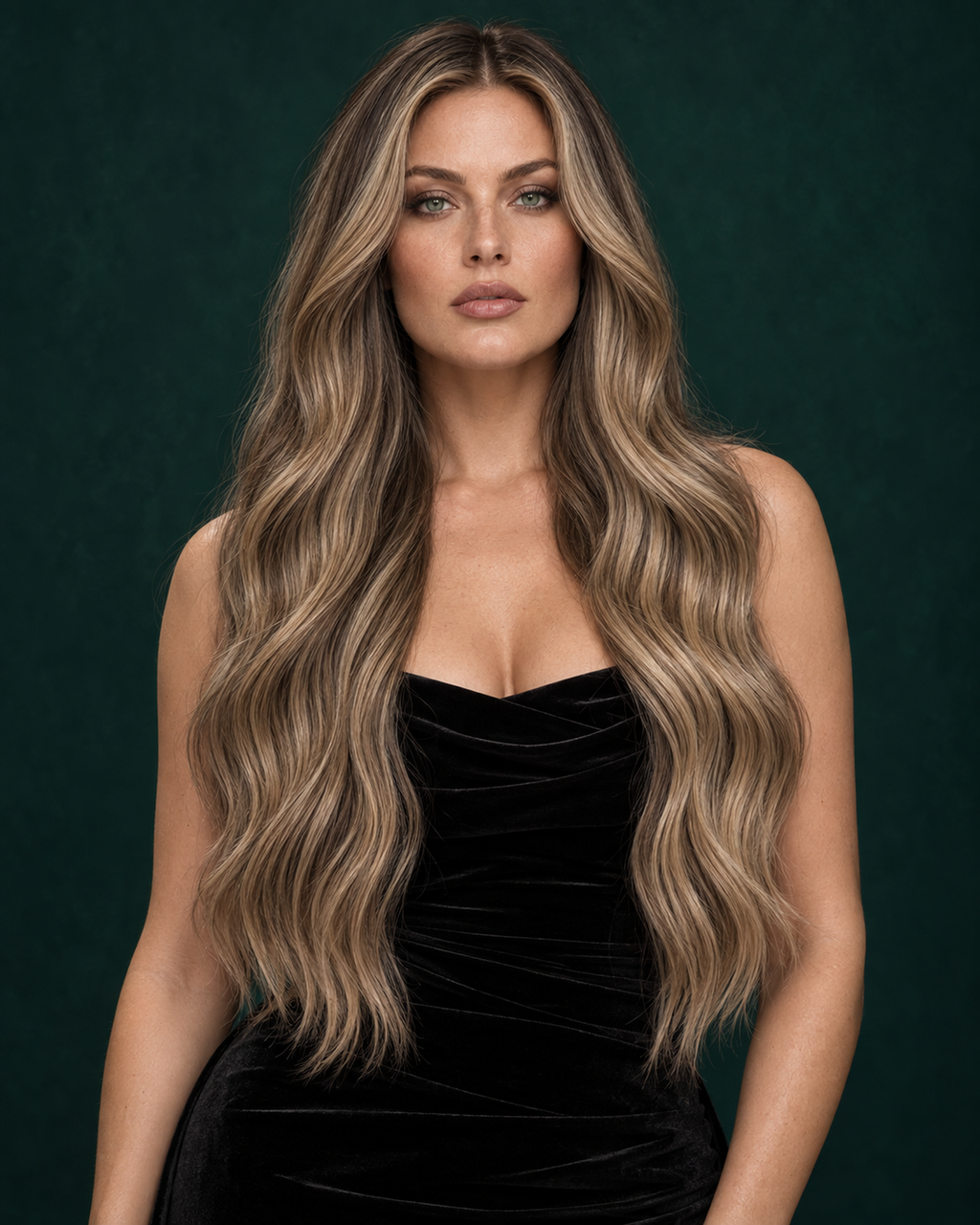 GENIUS WEFT HAIR EXTENSIONS, ESPRESSO REIGN #1C/24/6C