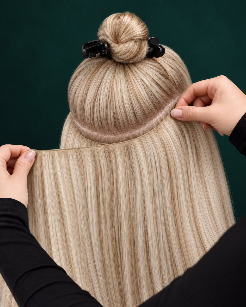 GENIUS WEFT HAIR EXTENSIONS, FROSTED CHAMPAGNE #60
