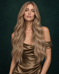 GENIUS WEFT HAIR EXTENSIONS, HONEYED POISE #6/18