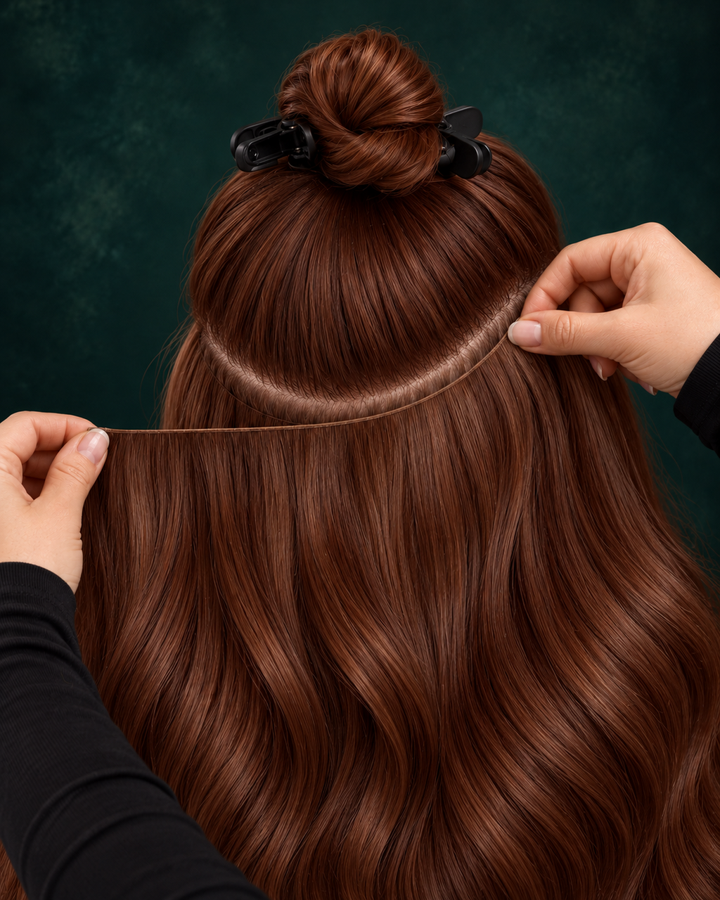 GENIUS WEFT HAIR EXTENSIONS, MAPLE AFTERGLOW #530