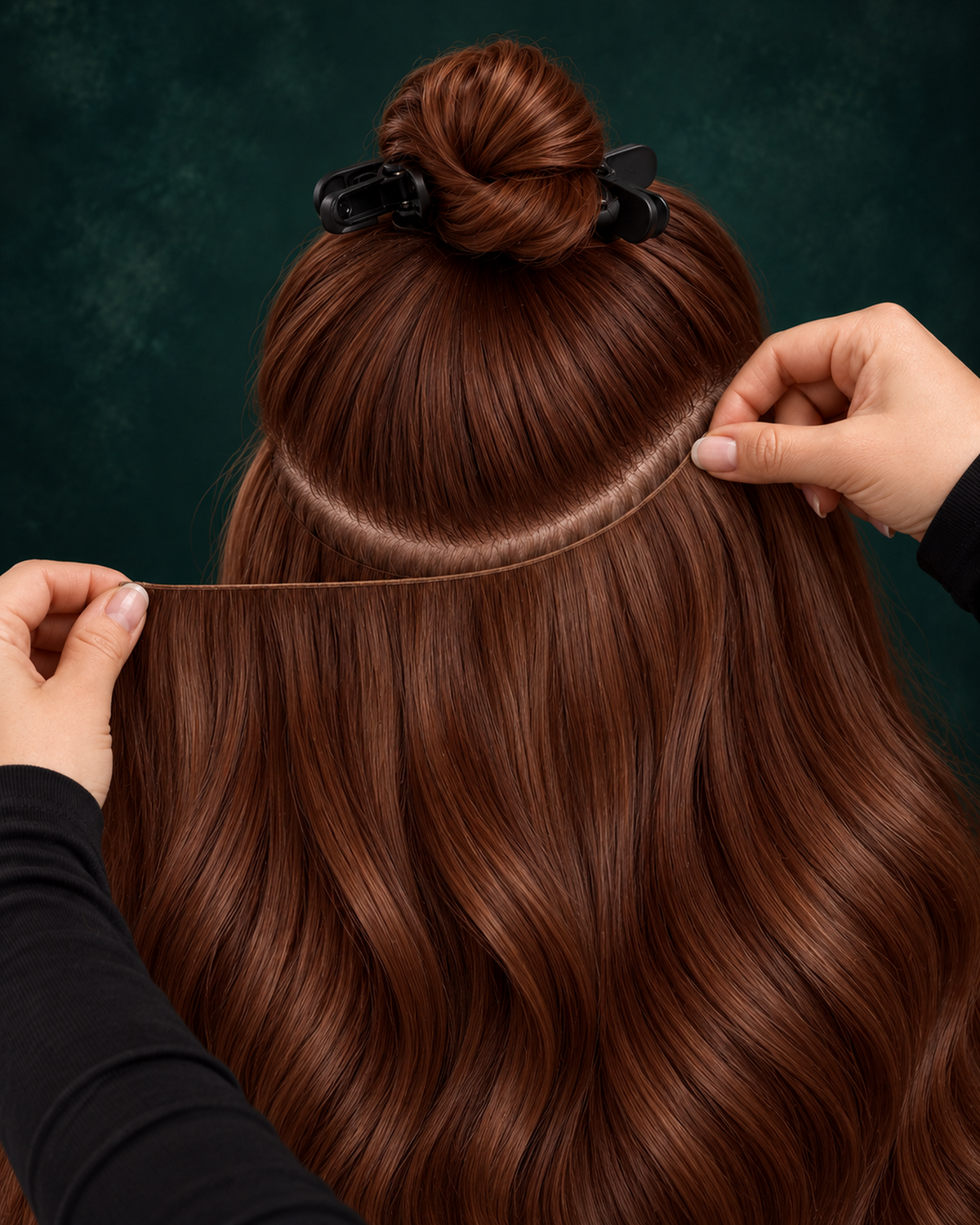 GENIUS WEFT HAIR EXTENSIONS, MAPLE AFTERGLOW #530