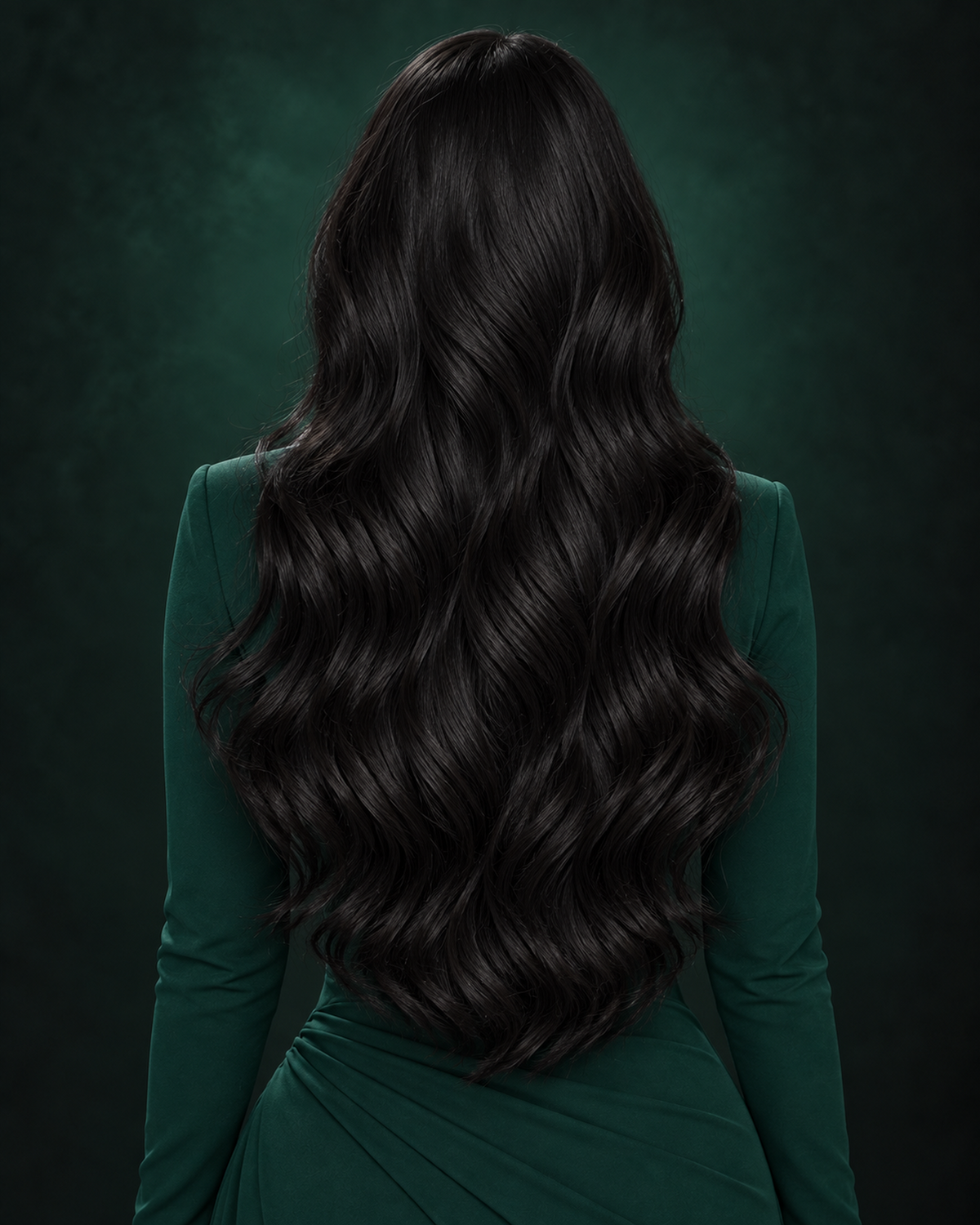 GENIUS WEFT HAIR EXTENSIONS, ONYX CROWN #1