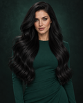 GENIUS WEFT HAIR EXTENSIONS, ONYX CROWN #1