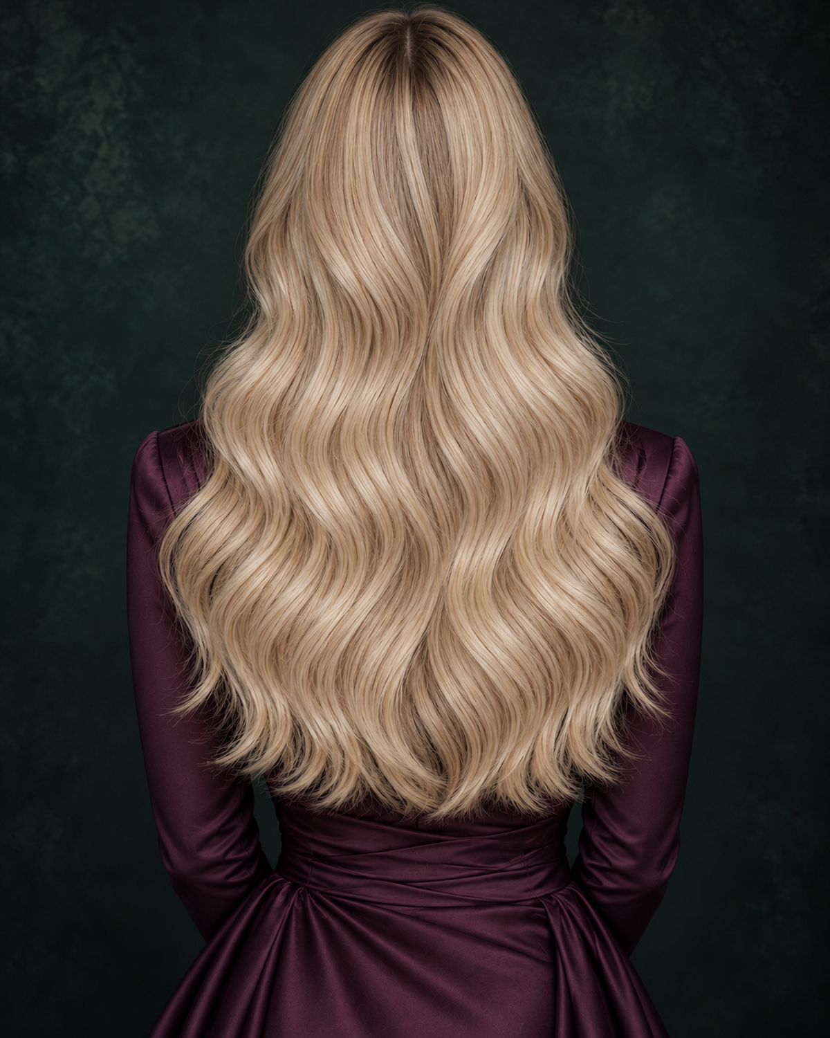 GENIUS WEFT HAIR EXTENSIONS, PEARL GILT #18/16/24