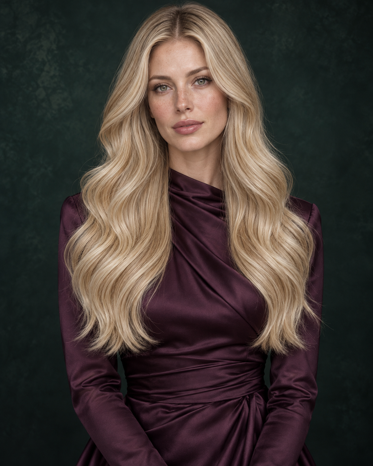 GENIUS WEFT HAIR EXTENSIONS, PEARL GILT #18/16/24
