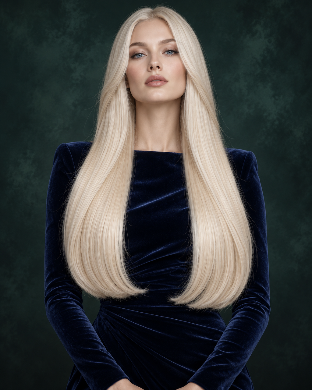 GENIUS WEFT HAIR EXTENSIONS, PLATINUM VEIL #88
