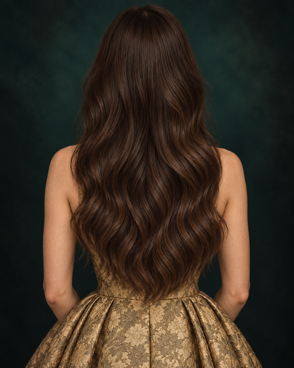 GENIUS WEFT HAIR EXTENSIONS, Sable Walnut #3