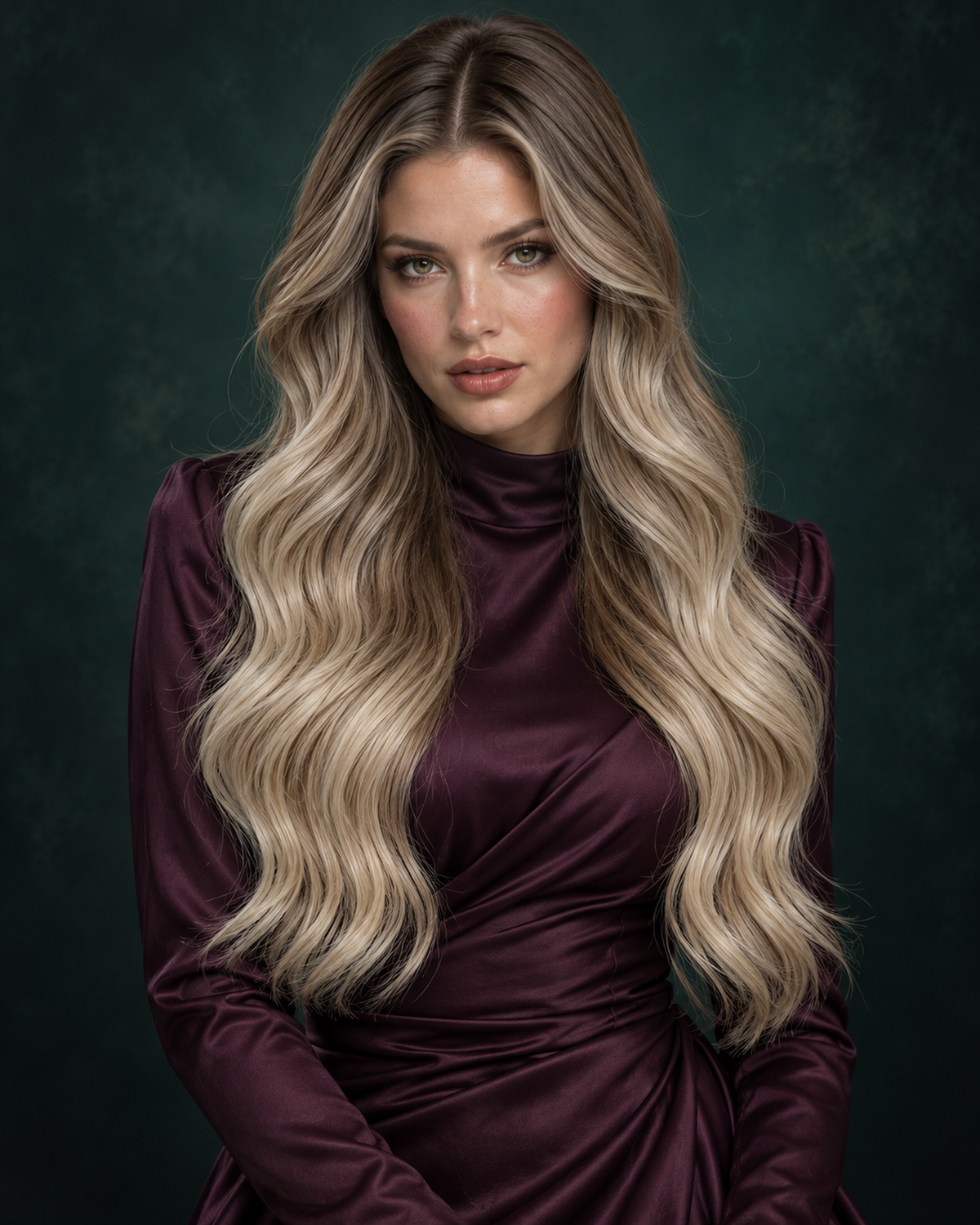 GENIUS WEFT HAIR EXTENSIONS, SMOKE-TO-BLONDE #8/60