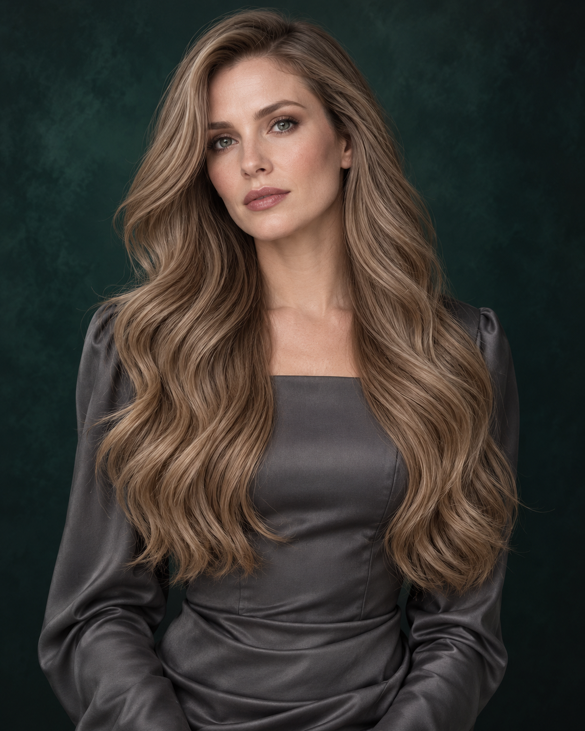 GENIUS WEFT HAIR EXTENSIONS, SMOKED TAUPE #8