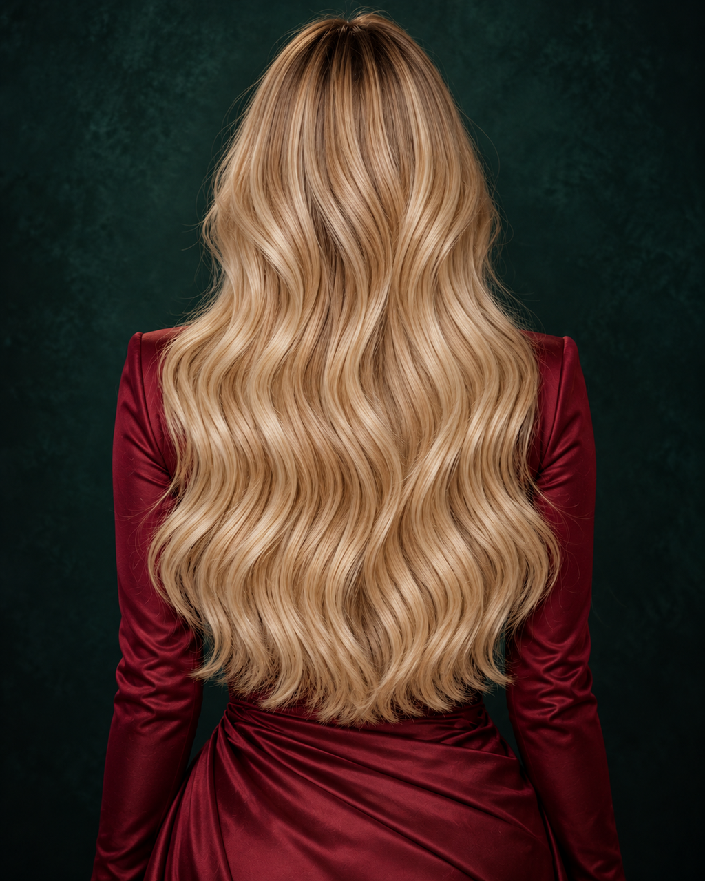 GENIUS WEFT HAIR EXTENSIONS, TOFFEE HALO #18/46