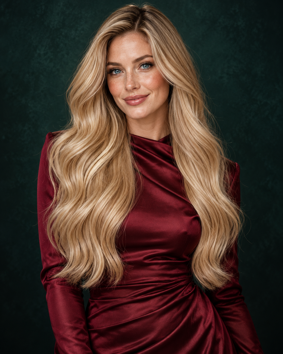 GENIUS WEFT HAIR EXTENSIONS, TOFFEE HALO #18/46