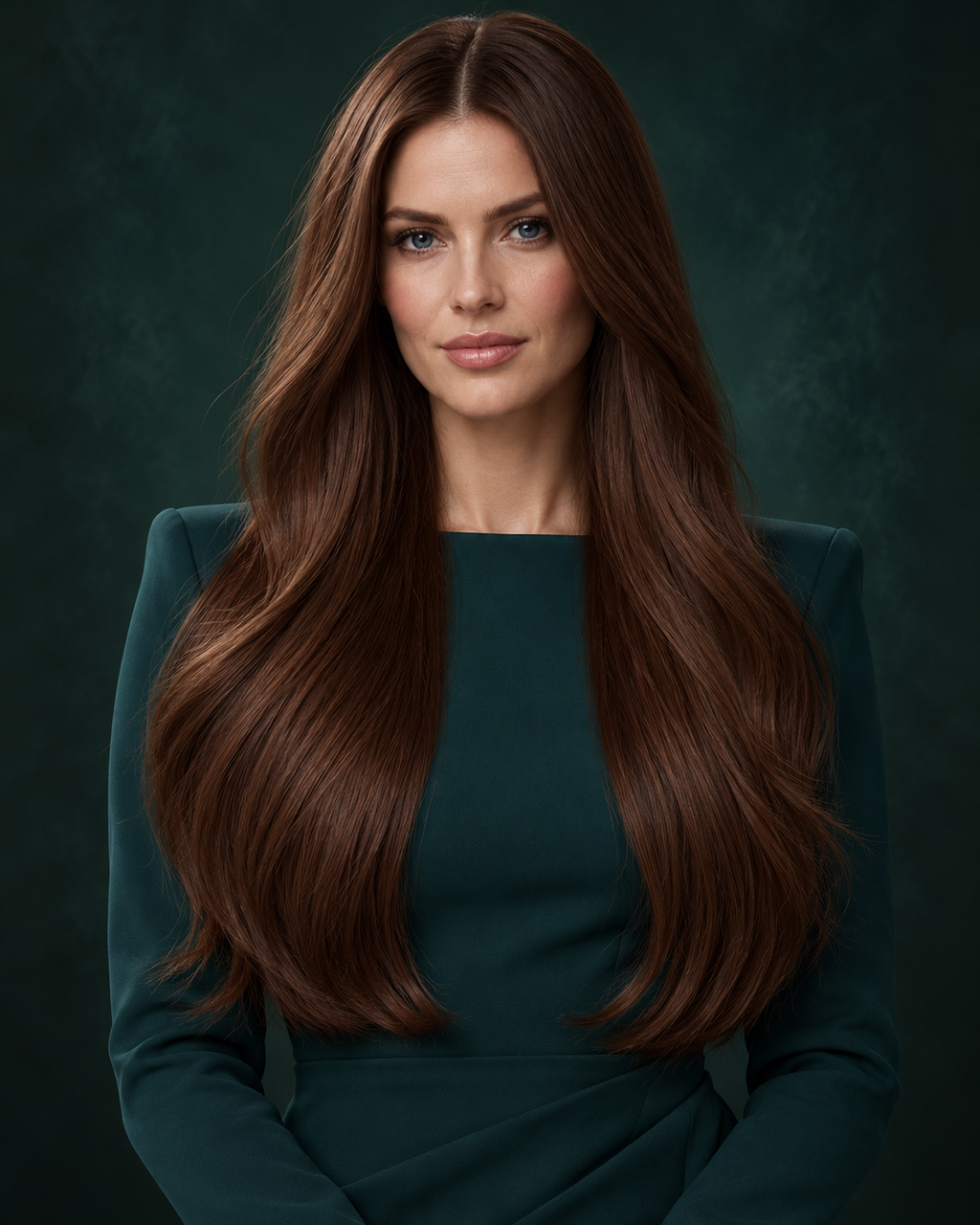 GENIUS WEFT HAIR EXTENSIONS, VELVET CHESTNUT #10