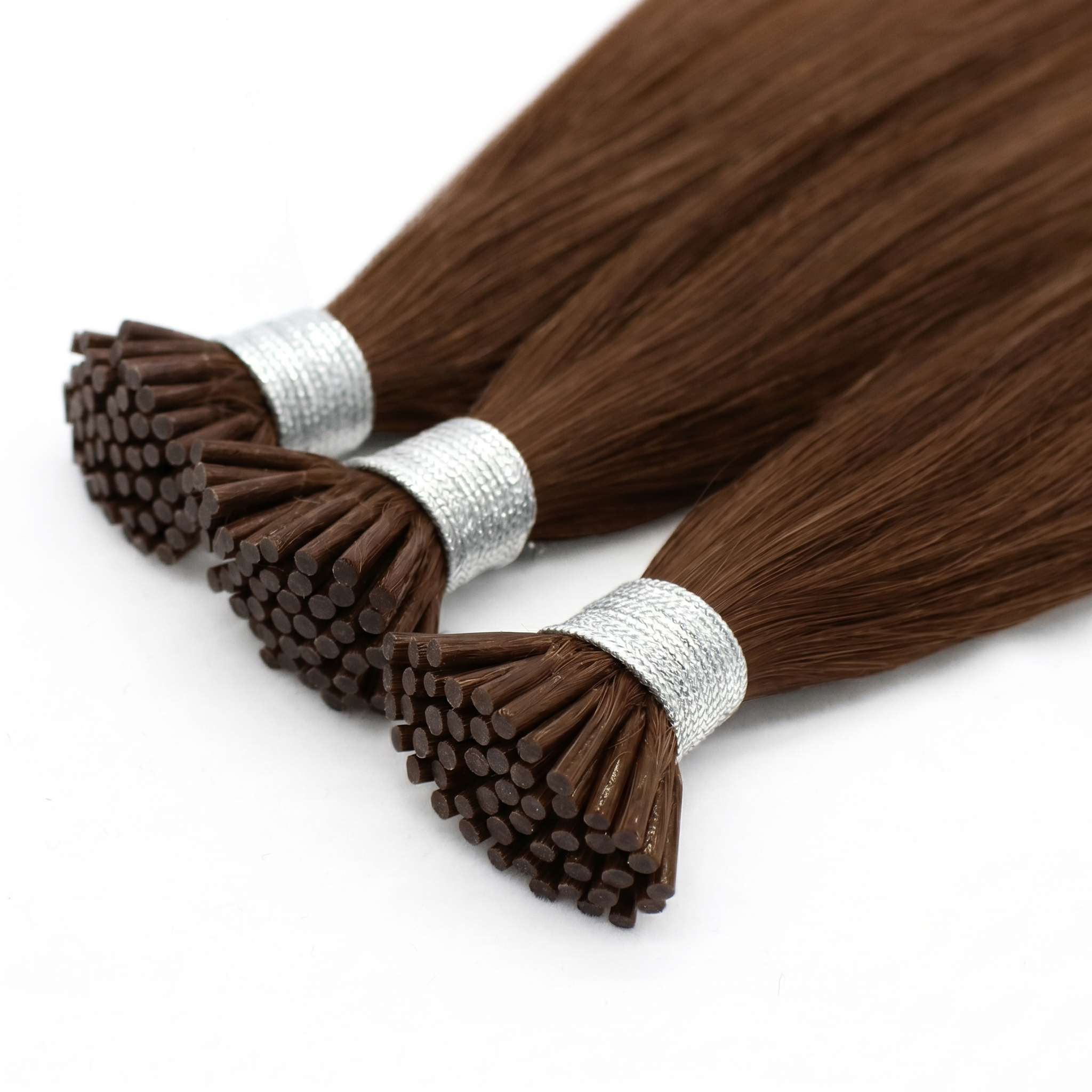 I-TIPS HAIR EXTENSIONS, CHESTNUT GRACE #6