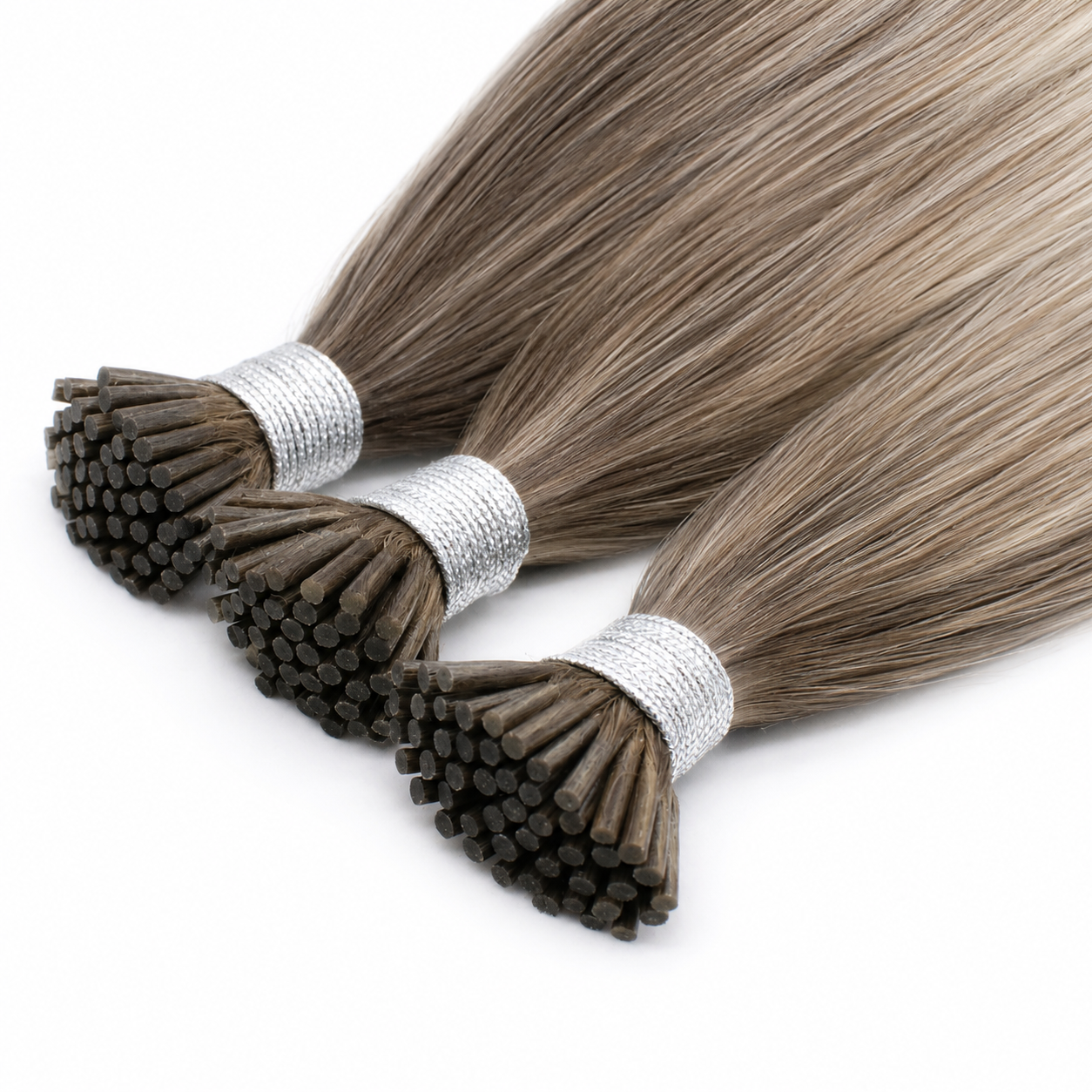 I-TIPS HAIR EXTENSIONS, SMOKE-TO-BLONDE #8/60