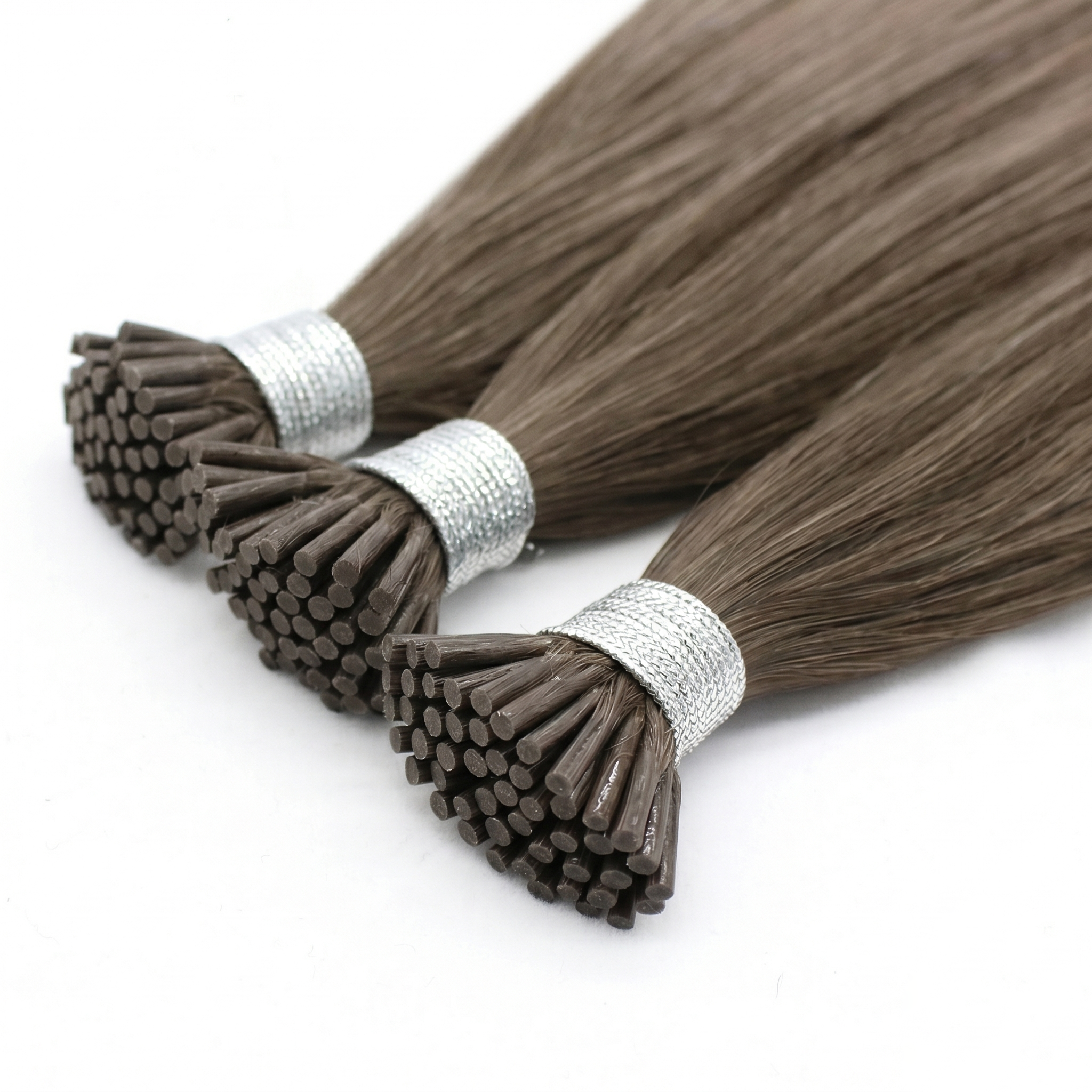 I-TIPS HAIR EXTENSIONS, SMOKED TAUPE #8