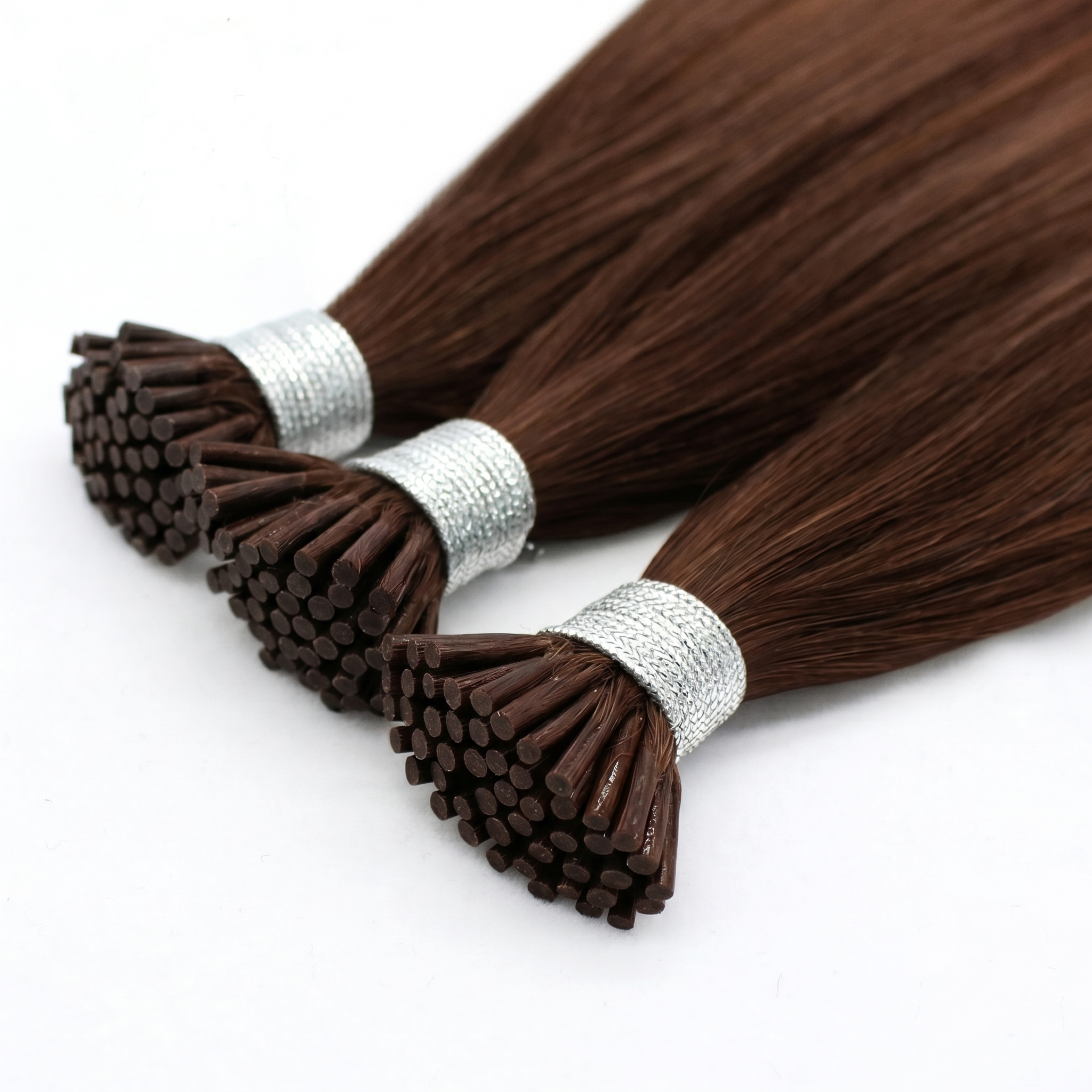 I-TIPS HAIR EXTENSIONS, VELVET CHESTNUT #10